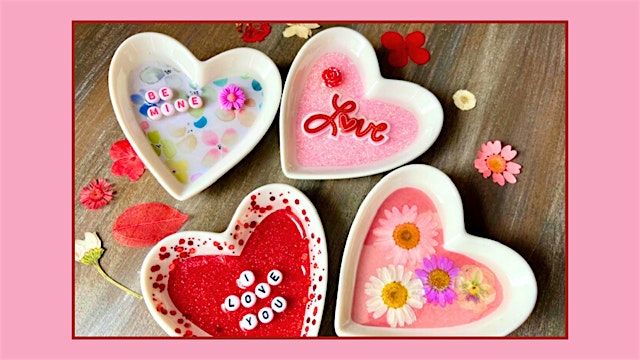 Make Your Own Valentine Resin Dishes