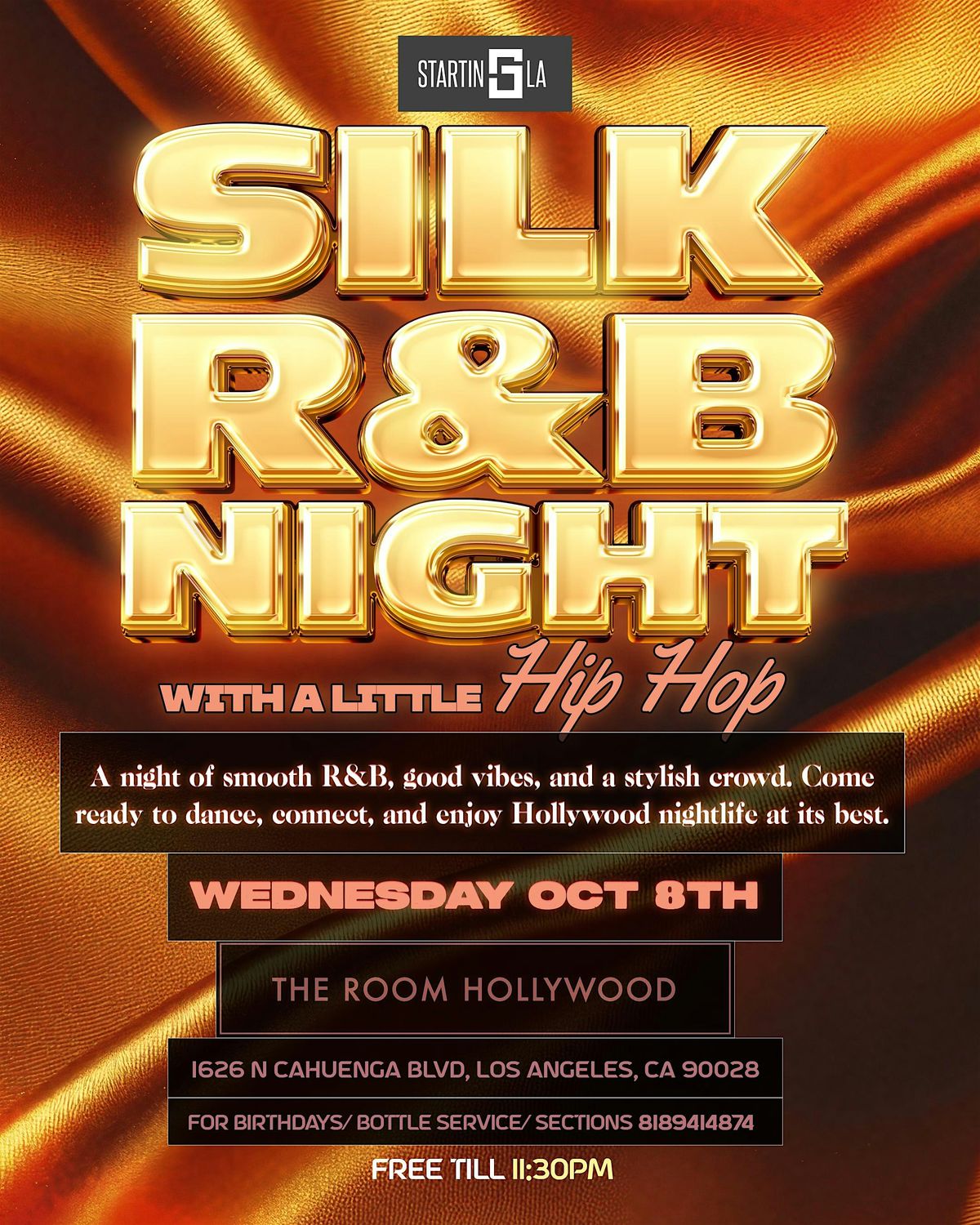 Silk R&B Night with a Little Hip Hop