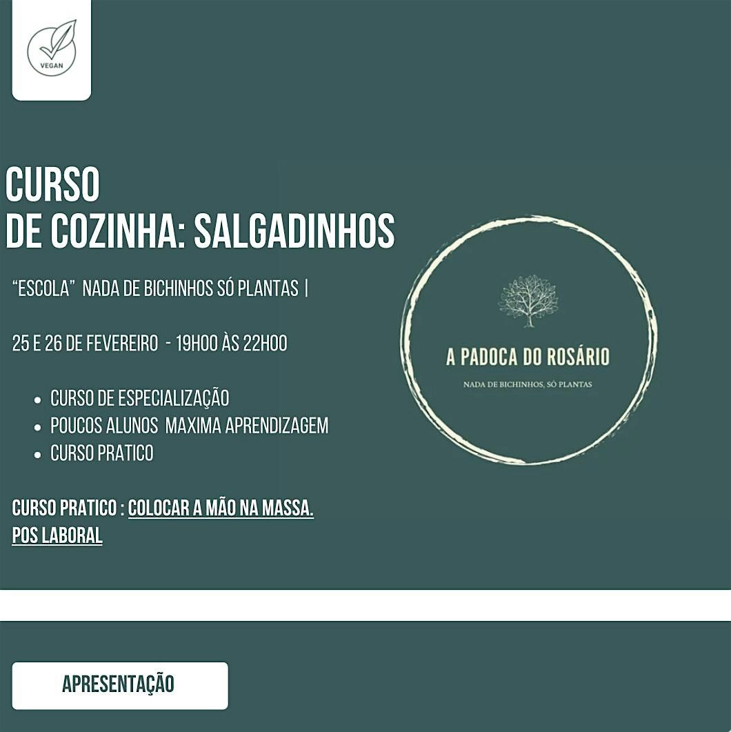 Curso de salgadinhos