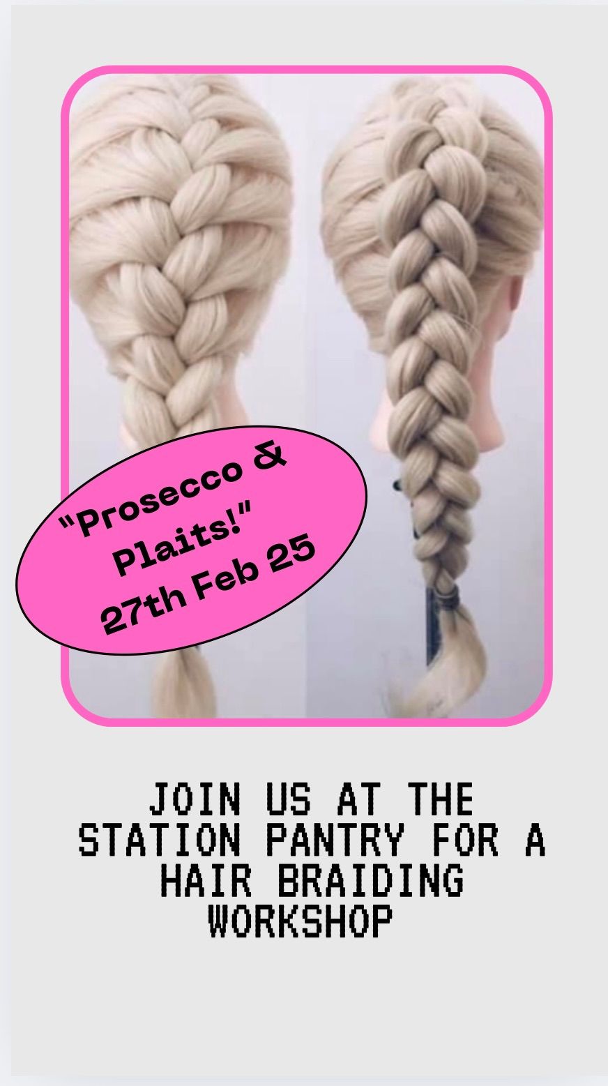 \u201cProsecco & Plaits\u201d