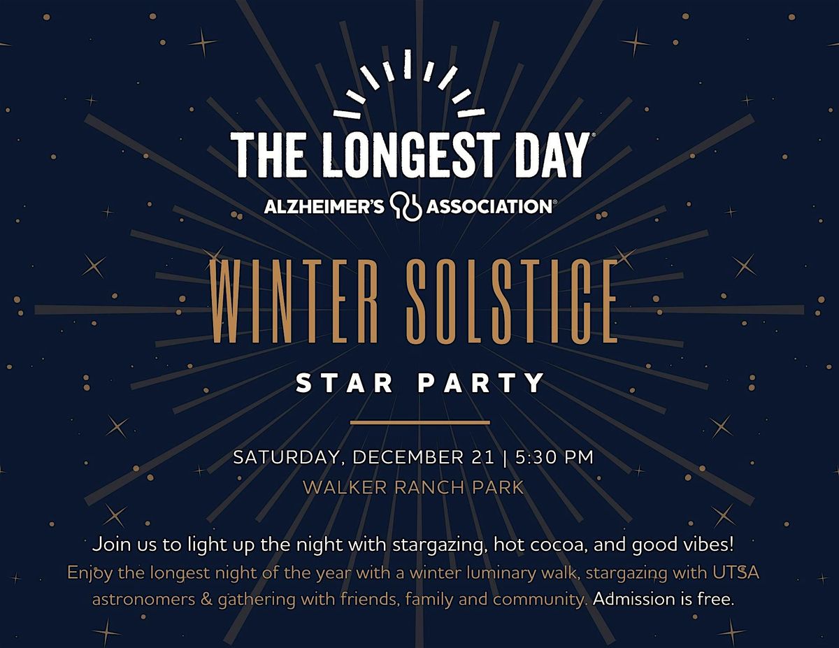 Light up the Night - Winter Solstice Star Party