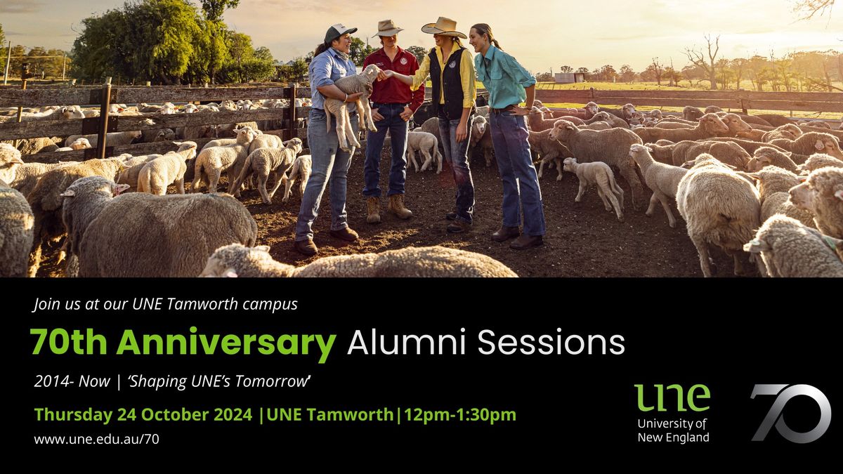 2014 to the Future: Shaping UNE's Tomorrow | UNE 70th Anniversary Alumni Sessions