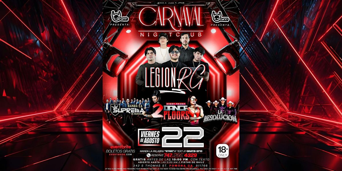 Friday Night Agosto 22 - Banda, Norte\u00f1o, y Reggaeton