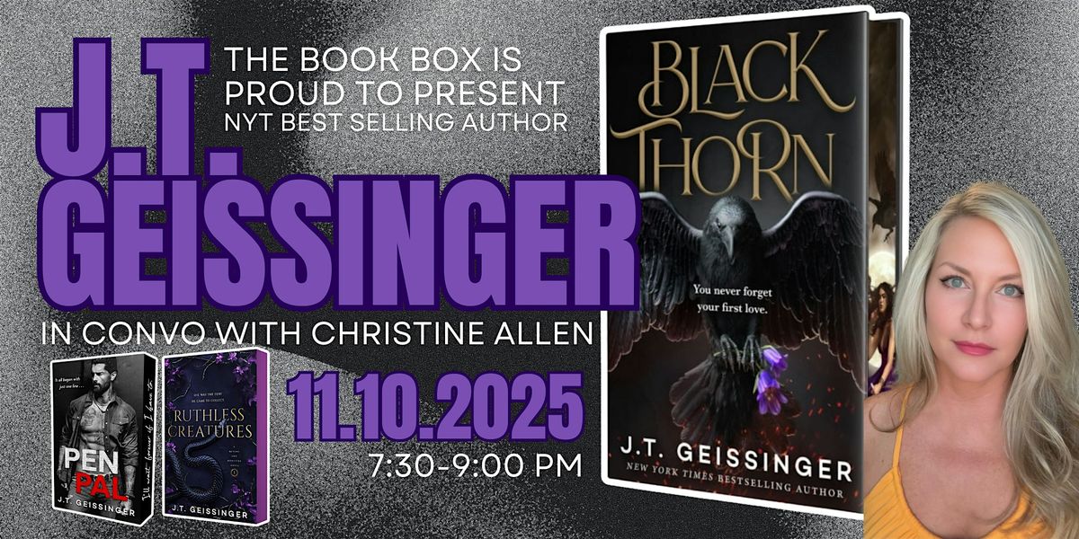 J.T. GEISSINGER - Blackthorn Release