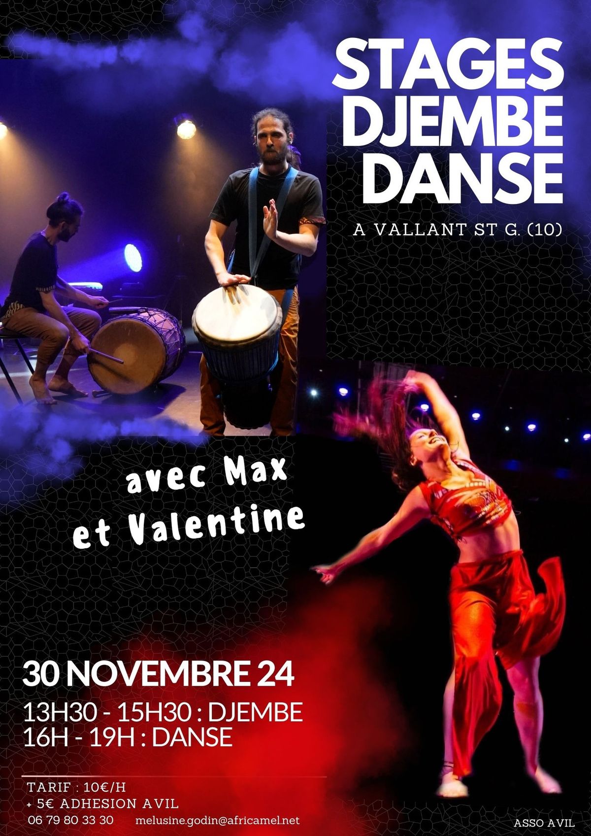 Stages Djemb\u00e9 et Danse