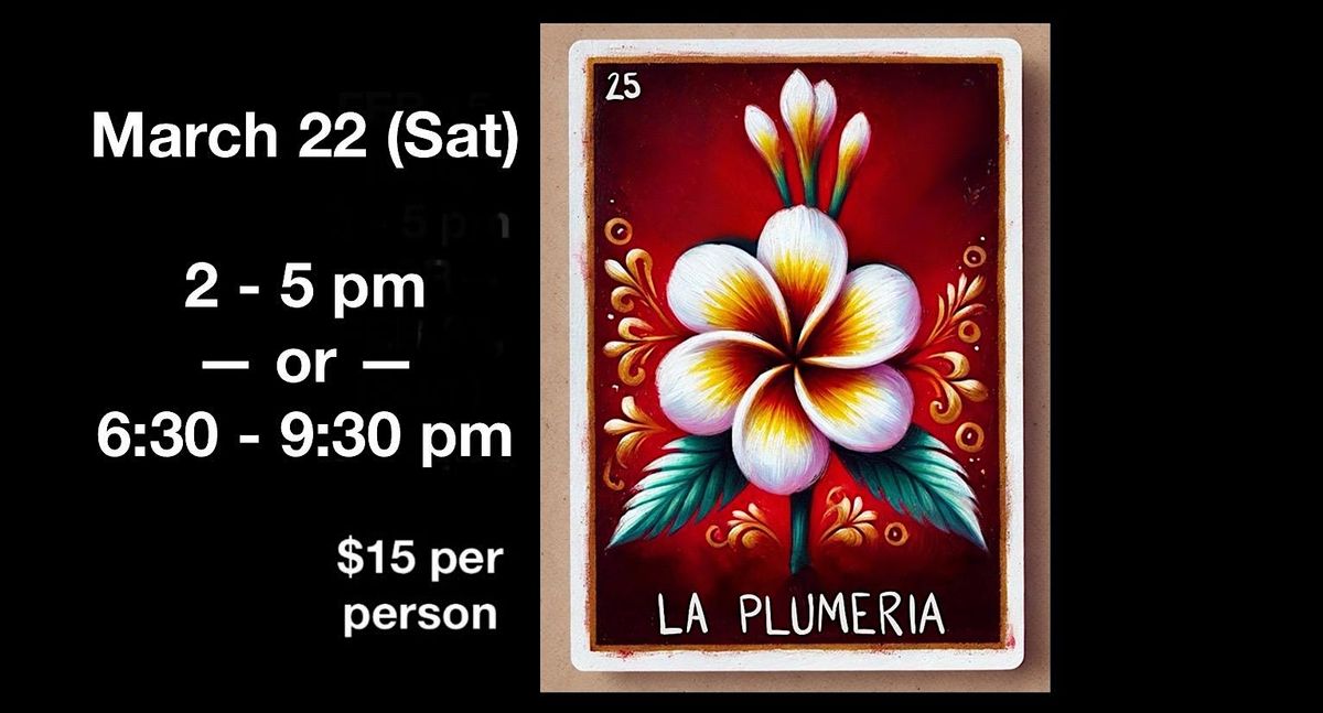 La Plumeria Paint Night at Muy Frio