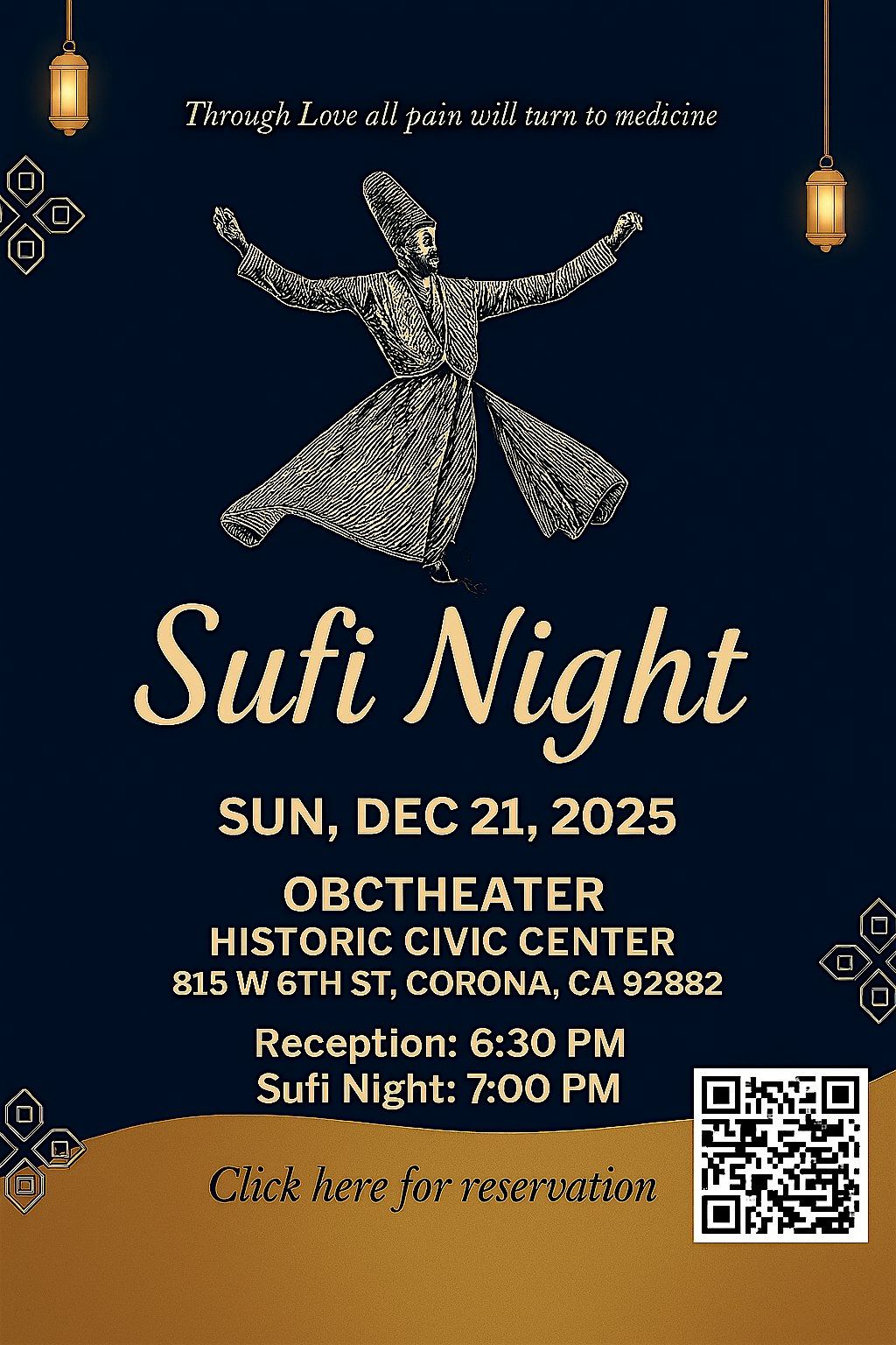 Sufi Night: Rumi\u2019s Journey of Love