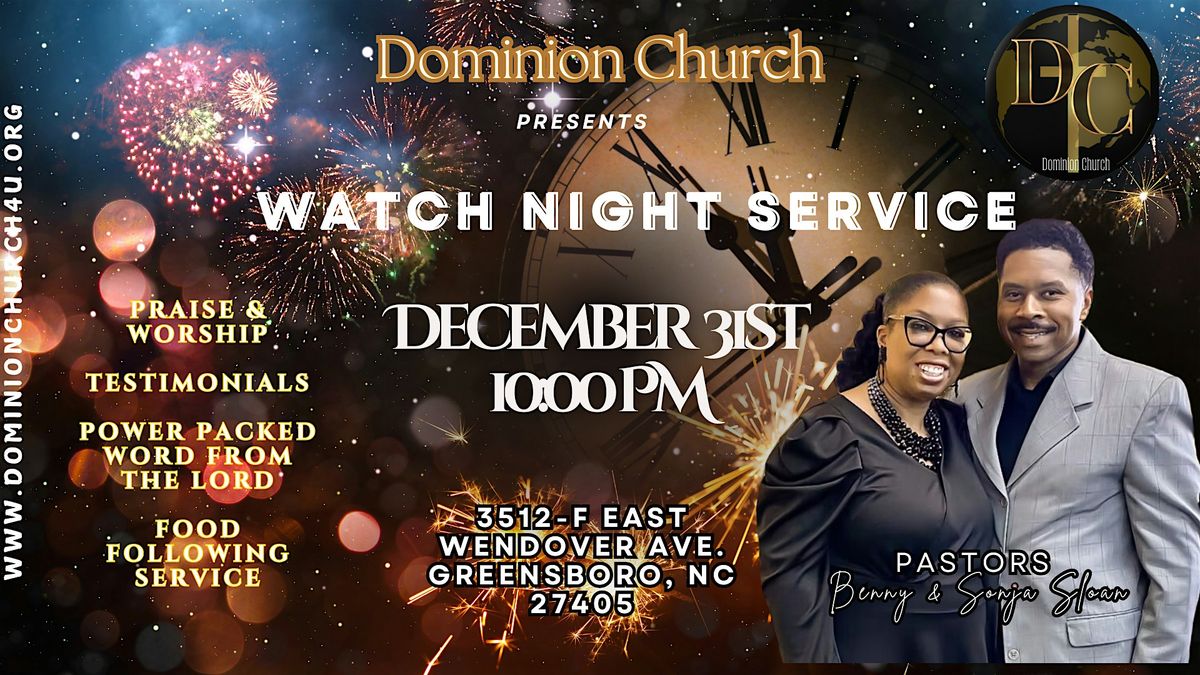 New Year's Eve Watch Night Service