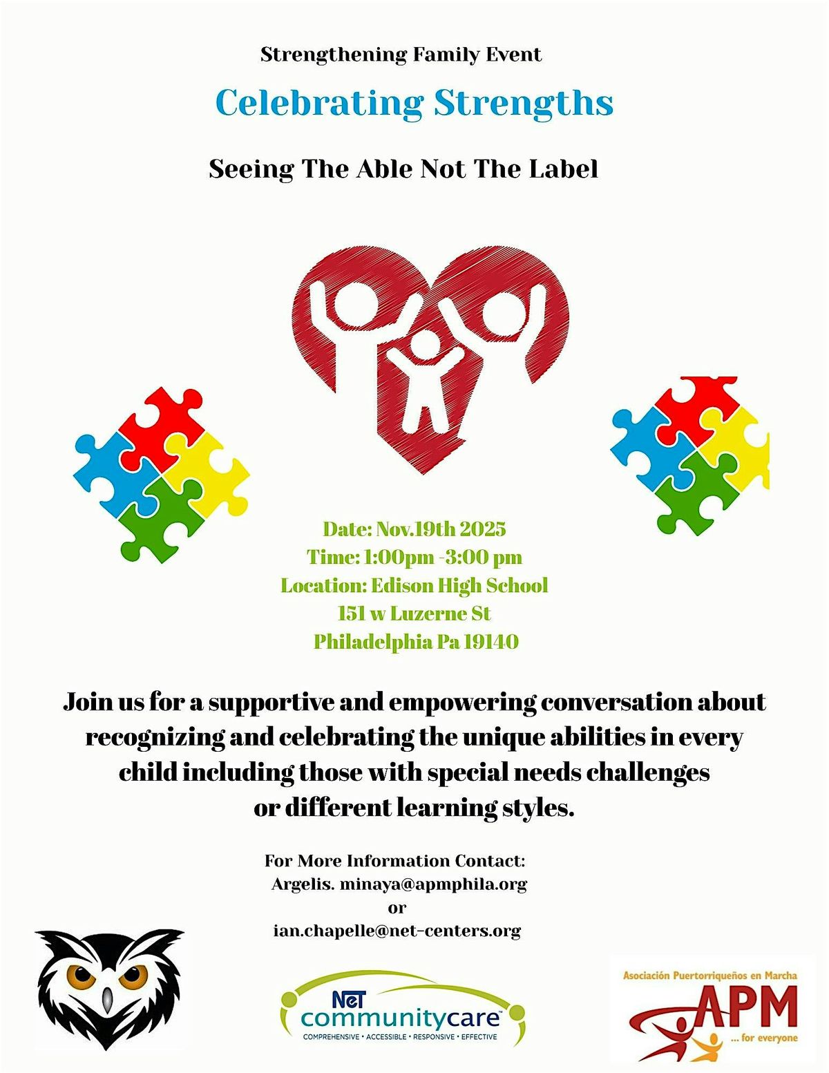 Celebrating Strengths- Parent Cafe