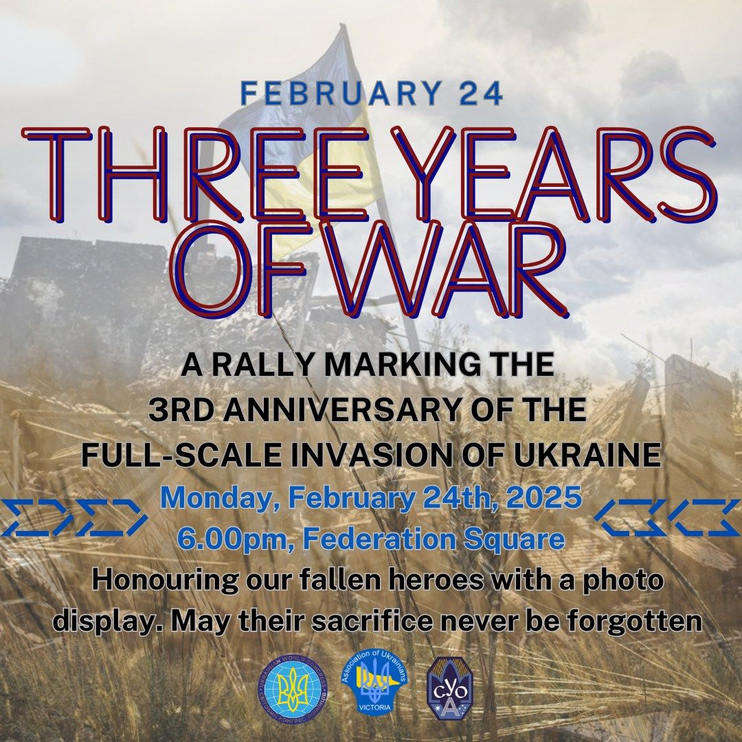 RALLY: THREE YEARS OF WAR