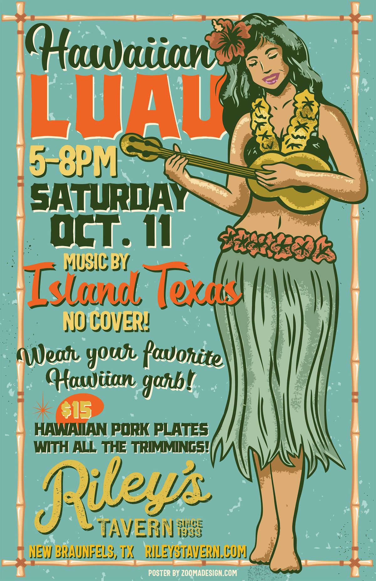 Hawaiian Luau w\/Island Texas Band