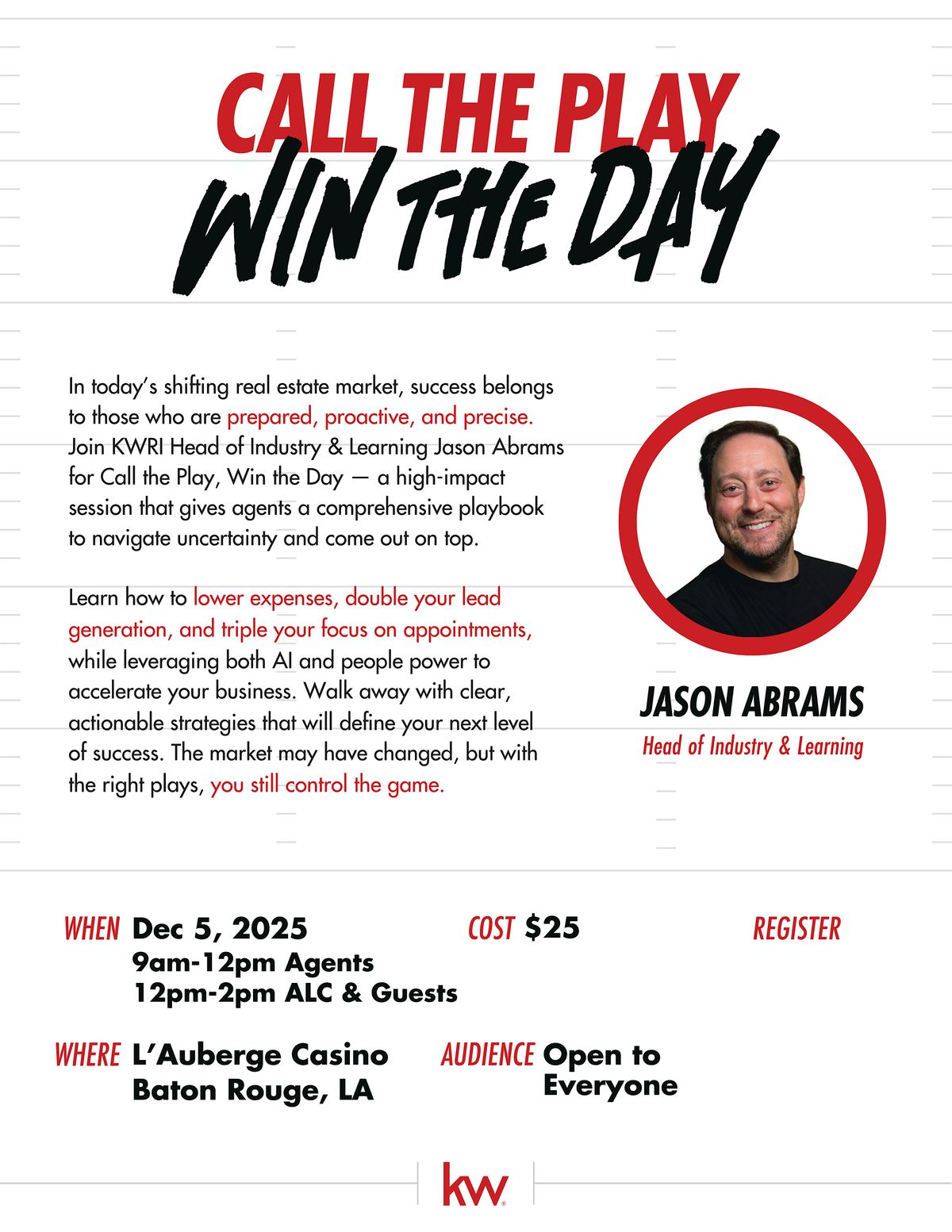 Call the Play, Win the Day with Jason Abrams