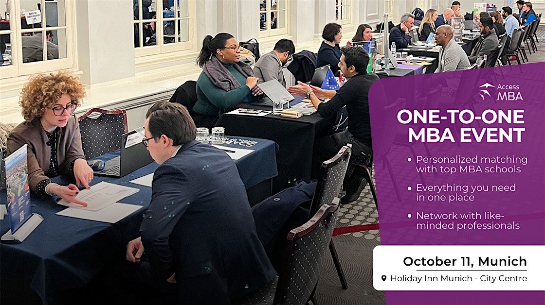Meet The Best MBA Schools in One Place on October 11: Access MBA Munich