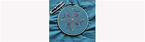 INTERMEDIATE EMBROIDERY: Saturday, February 1,  2:00-4:30