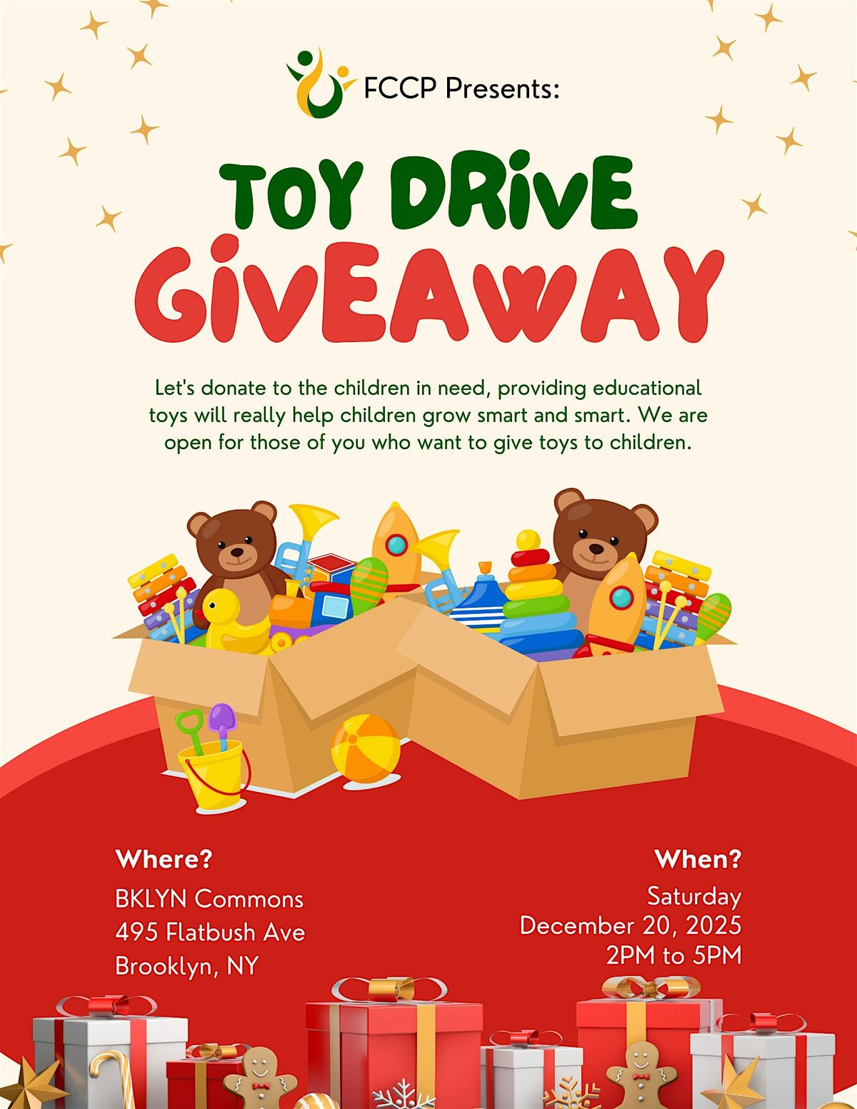 Toy Drive Giveaway NYC