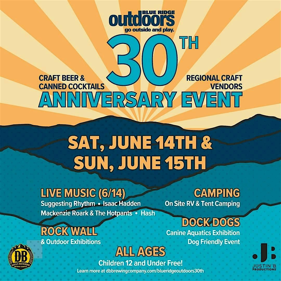 Blue Ridge Outdoors 30th Anniversary Event