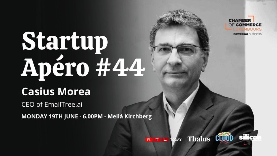 ??Startup Ap\u00e9ro # 44 with Casius Morea, CEO of EmailTree.ai