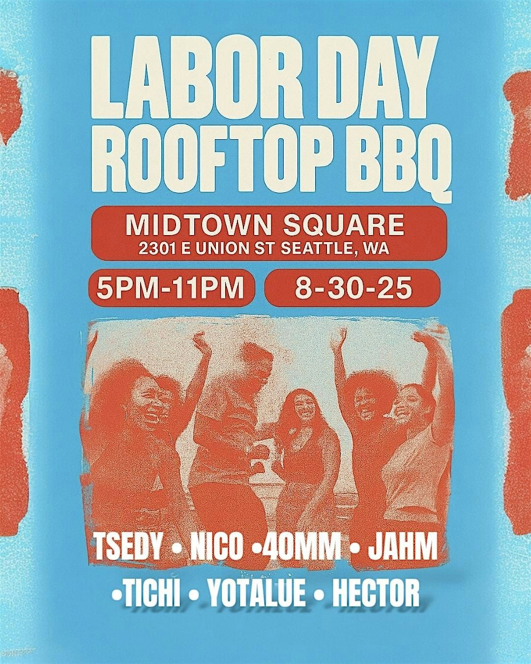 Seattle Labor Day Rooftop BBQ