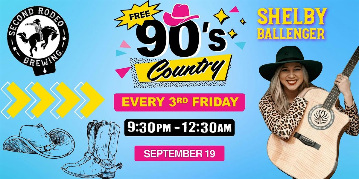 90's Country LIVE @ Second Rodeo Brewing - The Shelby Ballenger Band