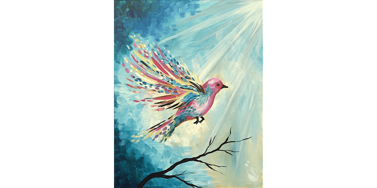 Majestic Feathers - Paint and Sip in Austin | Classpop!\u2122