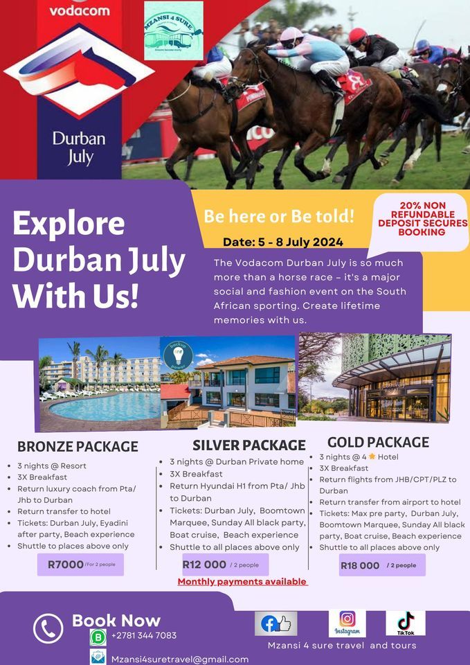 Durban July Package 2024