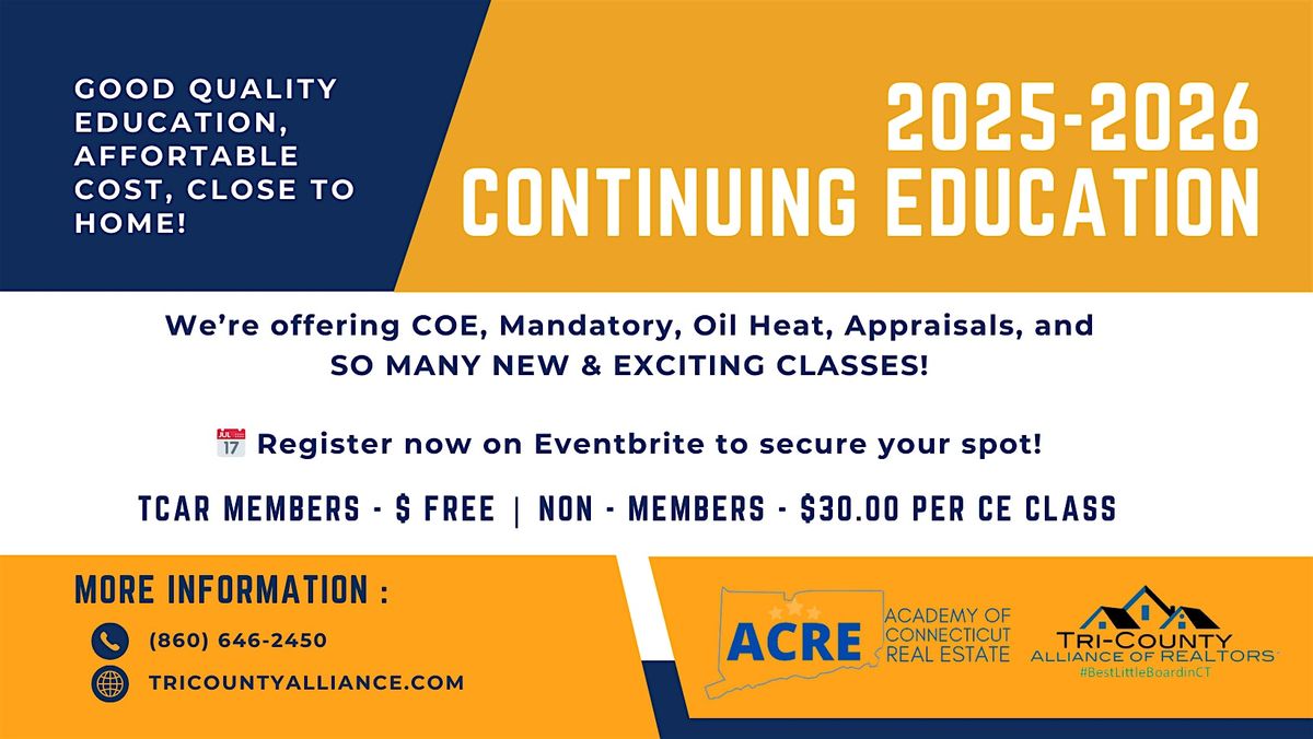 CE CLASS - The Complete Agent - What They Did Not Teach You In RE School