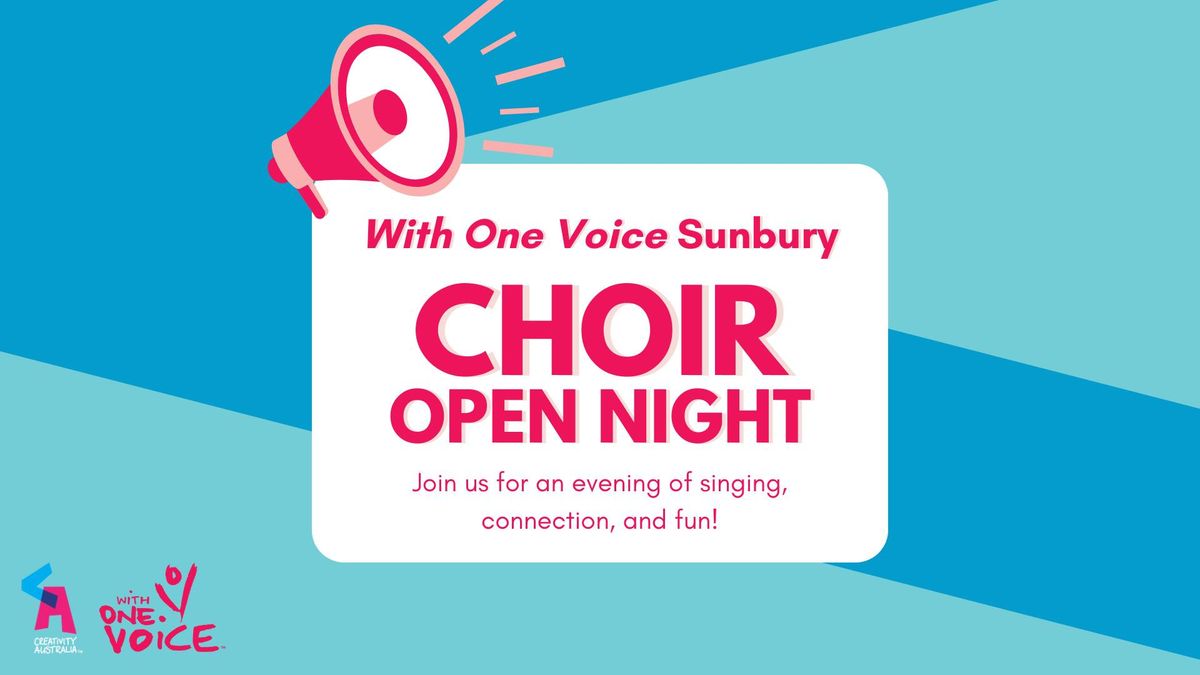 With One Voice Sunbury - choir open night