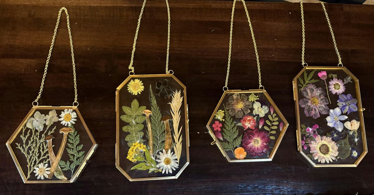 Squatch Brewing Pressed Flower Frame Workshop