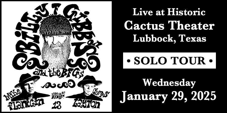 Billy F Gibbons and the BFGs - Solo Tour - Live at Cactus Theater!