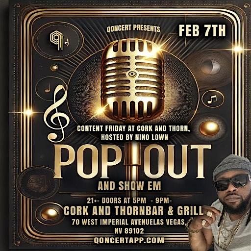 R&R ENT AND QONCERT PRESENTS - POP OUT AND SHOW EM (LIVE CONCERT)