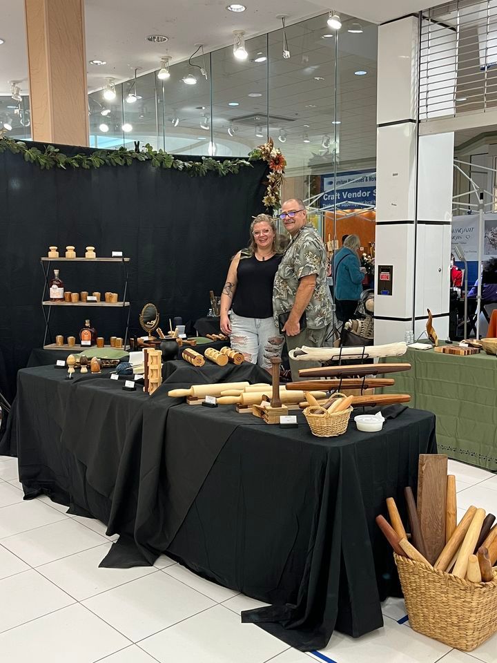 ALORA WOOD at Bangor Mall Holiday Craft Fair 2022, Bangor Mall Blvd