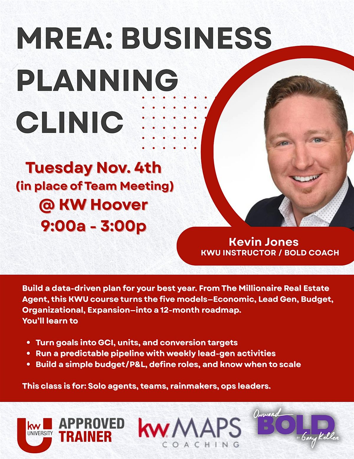 MREA:  Business Planning Clinic
