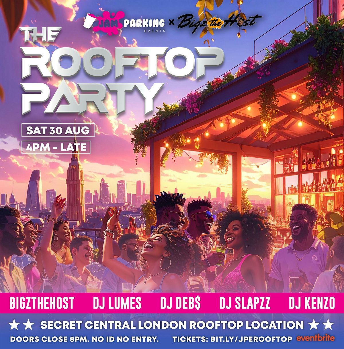 Jamparkingevents X Bigzthehost The Rooftop party