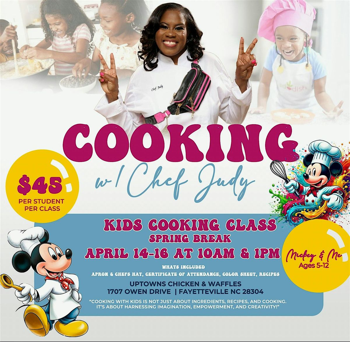 Cooking with Chef Judy (Kids cooking class)