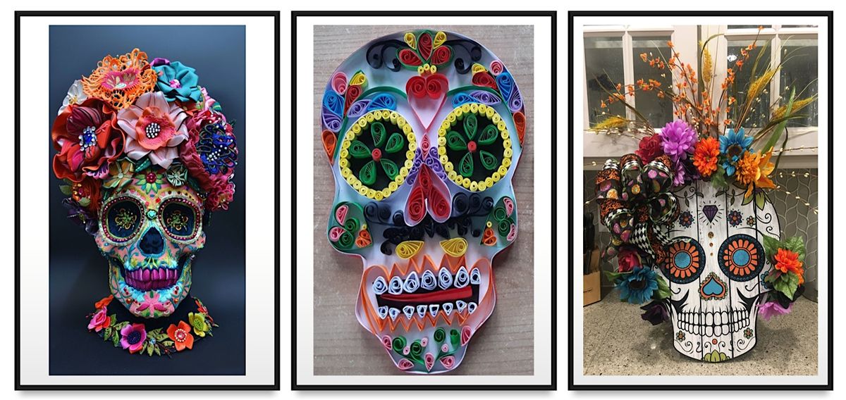 Spooktacular Skulls Holiday Art class