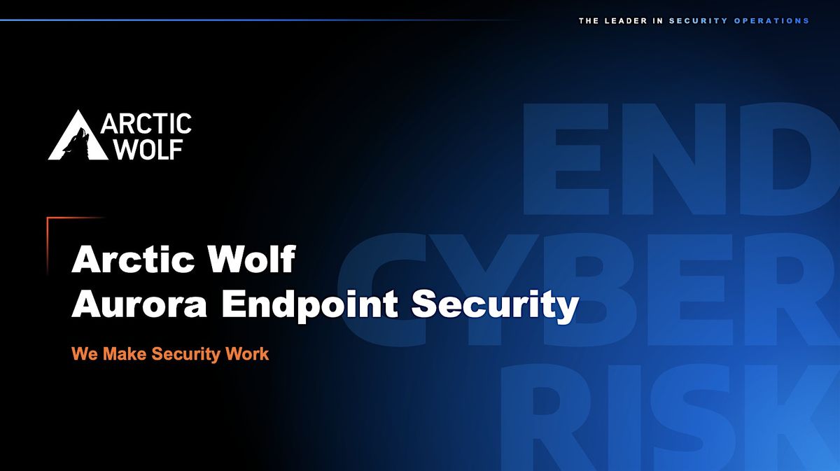 Arctic Wolf Partner Enablement on Aurora