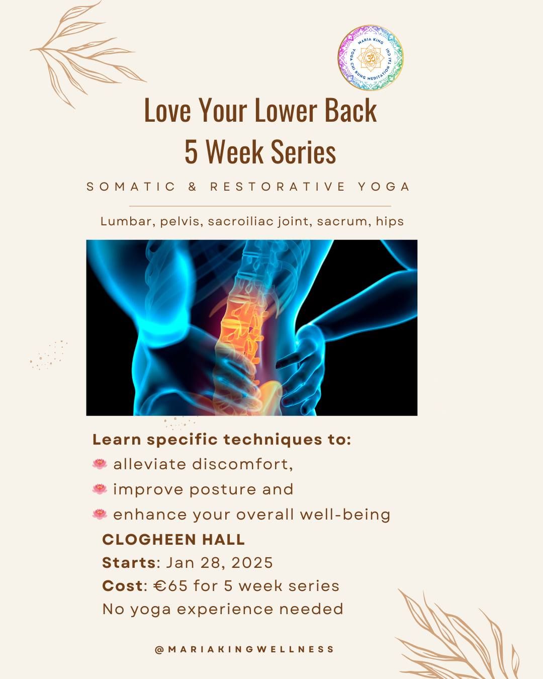 Love Your Lower Back - Yoga to help strengthen the lower back, improve posture and balance