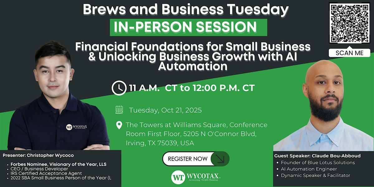 Financial Foundations for Small Business & Business Growth with AI Auto