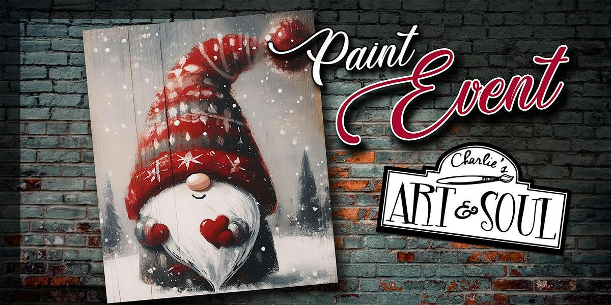 Winter Love Gnome on Wood Painting Event @Stone House Urban Winery!