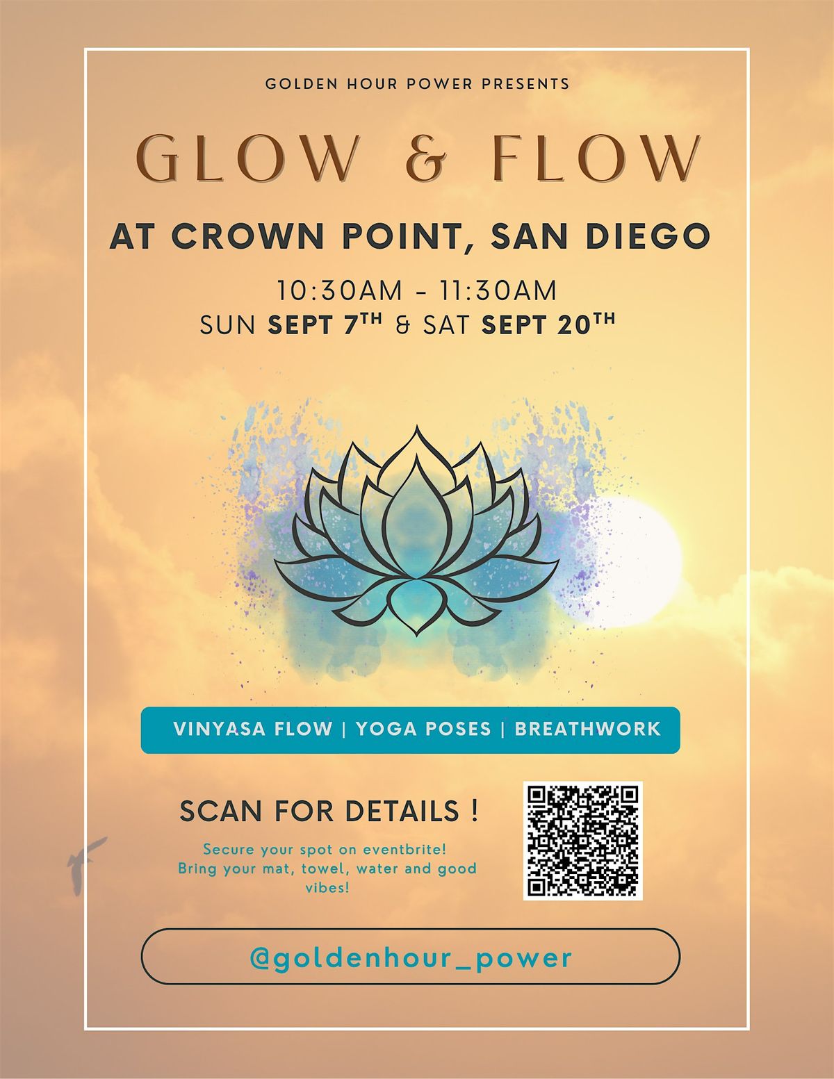Glow & Flow (Outdoor Yoga in San Diego)