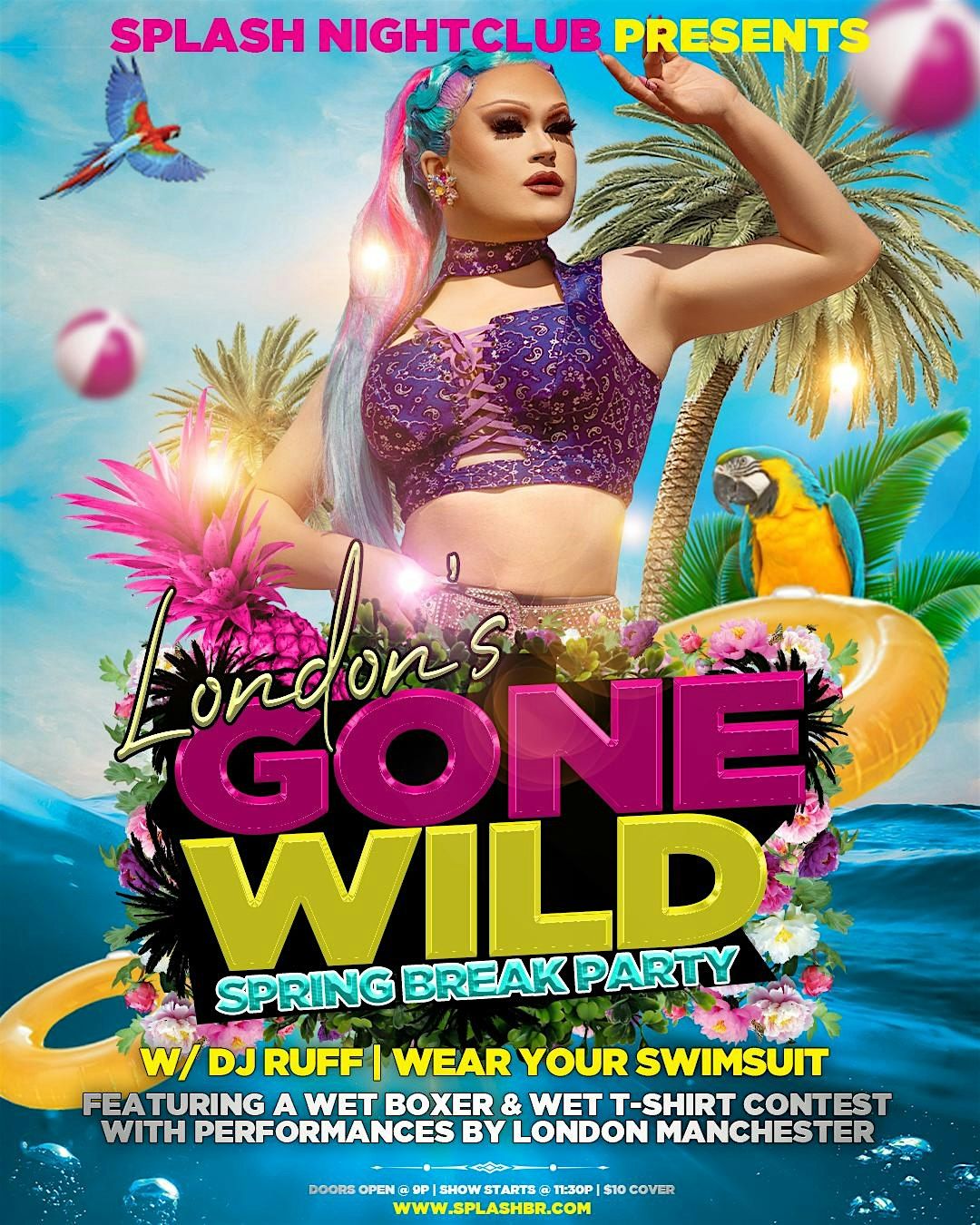 London's Gone Wild Spring Break Party