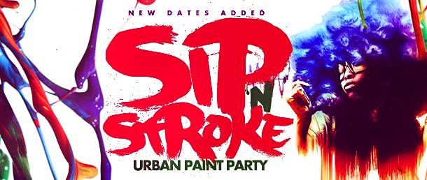 Sip 'N Stroke |1pm - 4pm| Sip and Paint Party