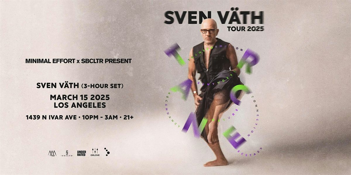 Sven V\u00e4th in L.A. [3-Hour Set]