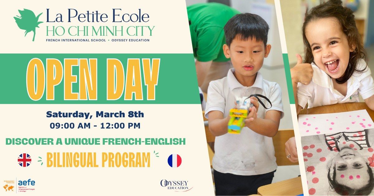 Discover La Petite Ecole HCMC, French-English International School: Our Open House