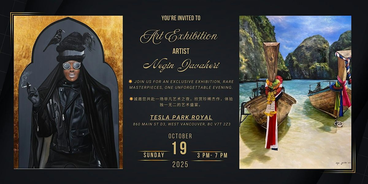 Art Exhibition: An Evening of Rare Masterpieces at Tesla ParkRoyal Showroom