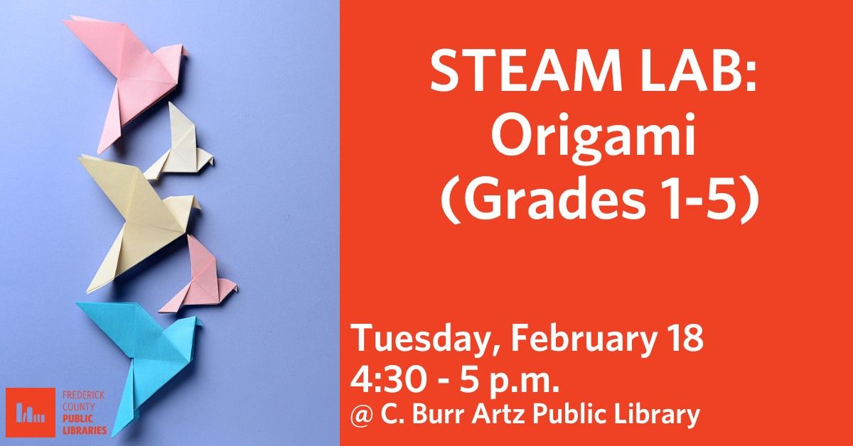 STEAM Lab: Origami (Grades 1-5)