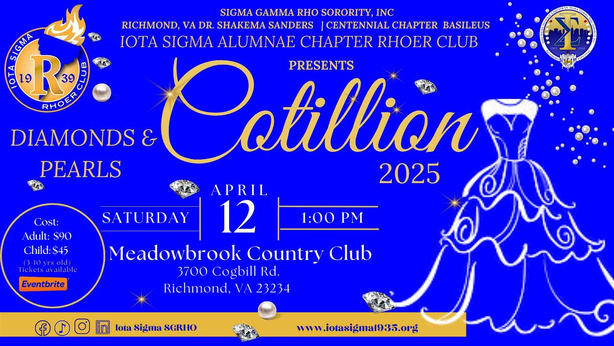 Iota Sigma Chapter Rhoer Affiliate Diamonds & Pearls Scholarship Cotillion