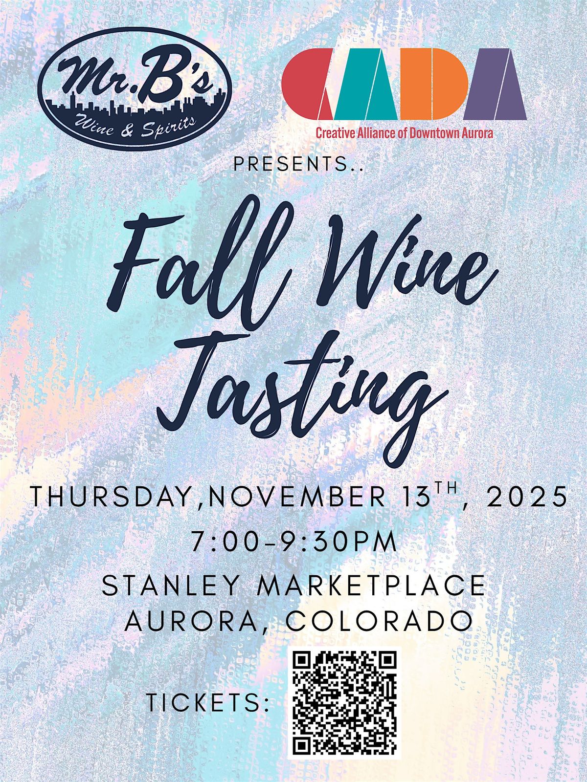 Mr. B's Fall Wine Tasting