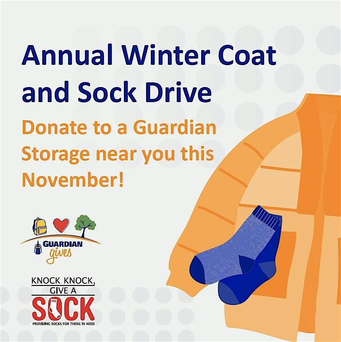 Guardian Storage Annual Coat and Sock Drive