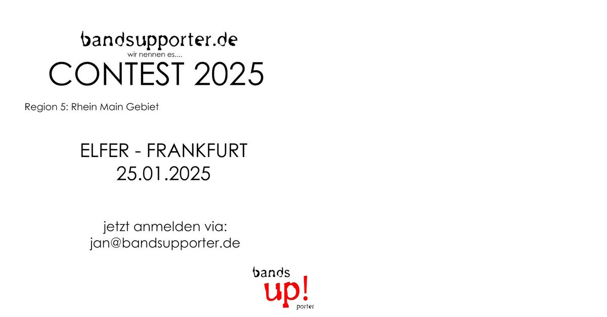 Bandsupporter CONTEST 2025